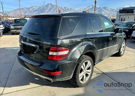 2009 Mercedes-Benz Ml 350 z USA, uszkodzony, nr VIN 4JGBB86E19A525396